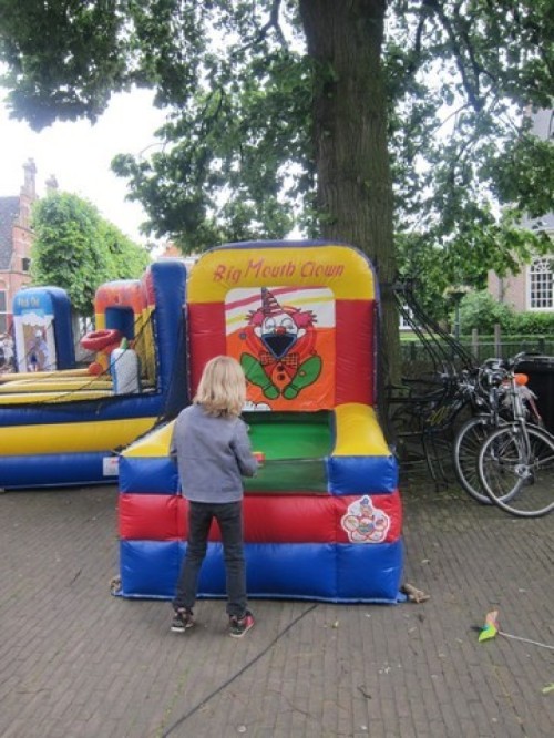 Clown ballengooien opblaasbaar